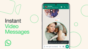 WhatsApp Instant video message